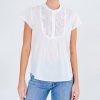 M.A.B.E M.A.B.E Freya Lace Top In White Wholesale