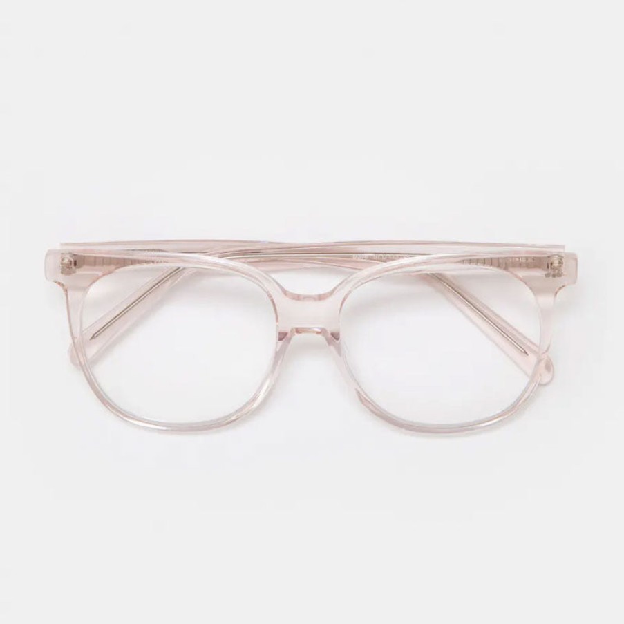 GLAS Maya Reading Glasses In Rose Quartz Best