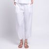 FOIL Up & Away Linen Pant In White Clearance