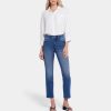 NYDJ Marilyn Straight Leg Jeans In Blue Island Clearance