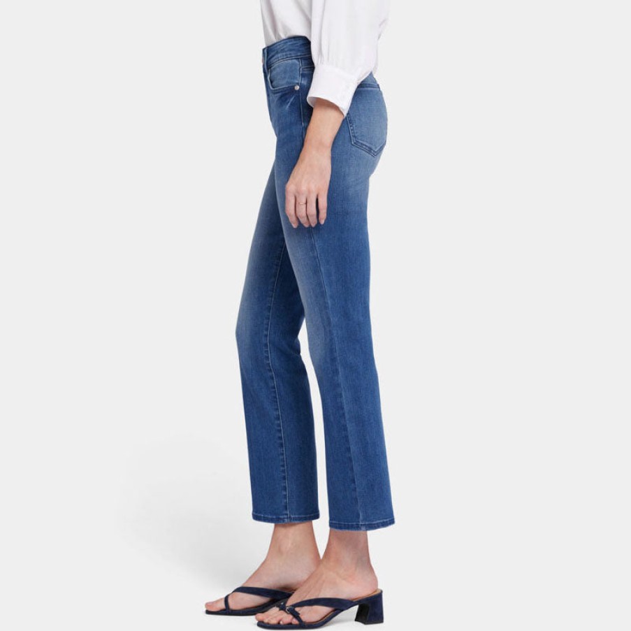 NYDJ Marilyn Straight Leg Jeans In Blue Island Clearance