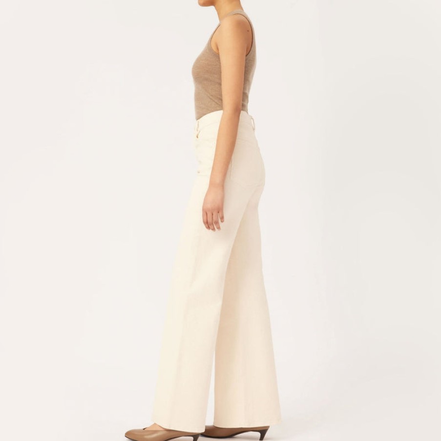 DL1961 Hepburn Corduroy Trousers In Manilla | Collen & Clare Hot