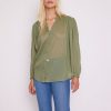 BERENICE Berenice Cassandra Blouse In Light Khaki New