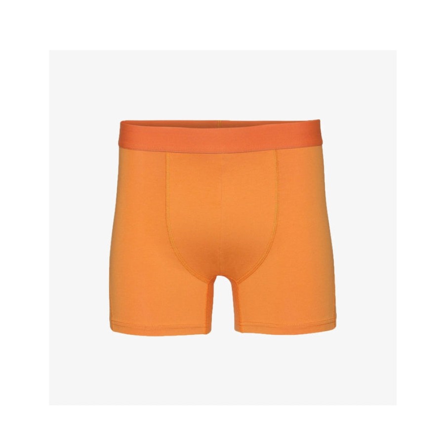 COLORFUL STANDARD Classic Organic Boxer Briefs In Sunny Orange | Collen And Clare New