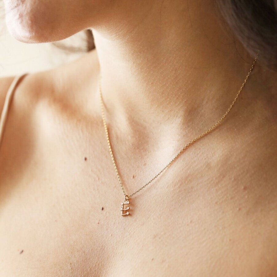 LISA ANGEL I Initial Crystal Constellation Necklace In Gold | Collen & Clare Best