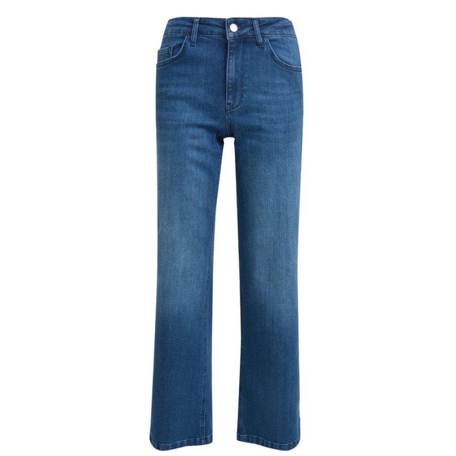 SMITH & SOUL Wide Leg Jeans In Denim Hot