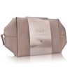 DELILAH Deluxe Vegan Make Up Bag In Taupe | Collen & Clare Online