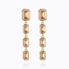 CAROLINE SVEDBOM Lydia Long Golden Shadow Earrings In Gold | Collen & Clare Clearance