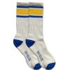 IVY ELLIS Mens Youngblood Vintage Sport Socks In Cream/Blue/Yellow | Collen & Clare Wholesale