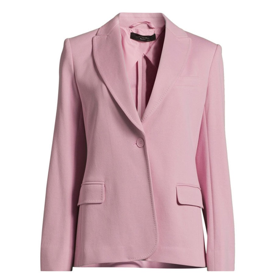 WEEKEND MAXMARA Rosetta Jersey Jacket In Pink Best