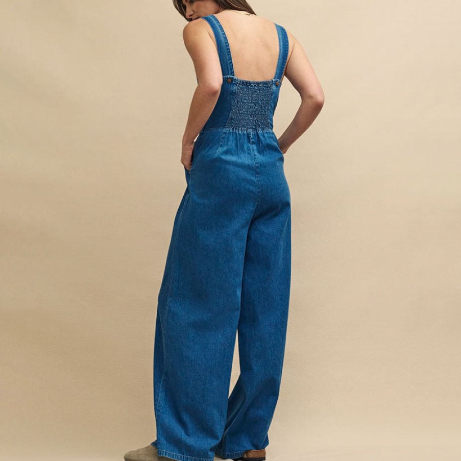 NOBODYS CHILD Nobody'S Child Maisie Denim Jumpsuit In Blue Wholesale