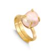 SARAH VERITY Veta Pink Baroque Pearl Ring In Gold | Collen & Clare Wholesale