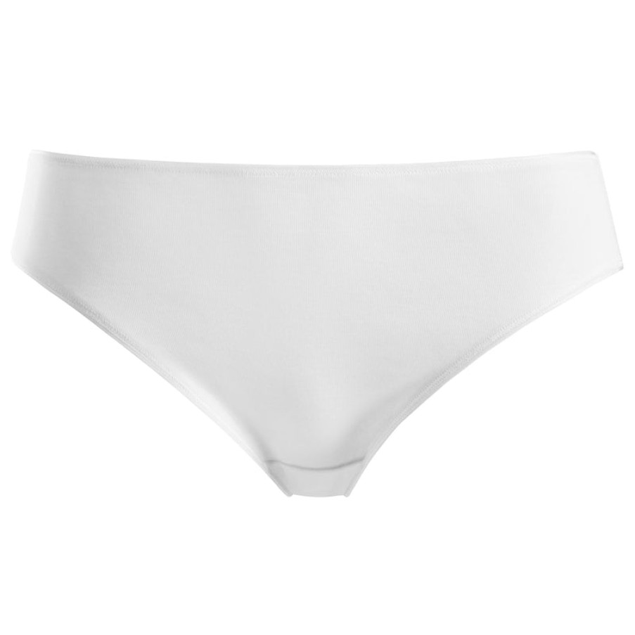 HANRO Hanro Cotton Seamless Midi Brief In White | Collen & Clare Wholesale