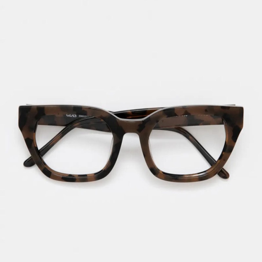 GLAS Kiara Reading Glasses In Turtle Brown Wholesale