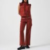 SEVENTY & MOCHI Patch Pocket Mabel Jeans In Dark Rust Best