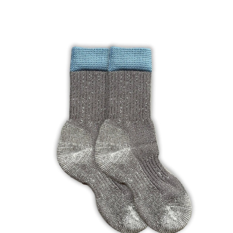 IVY ELLIS Ladies Lui Munro Boot Socks In Grey/Blue | Collen & Clare New