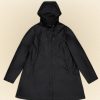 RAINS A Line W Jacket In Black | Collen & Clare Best