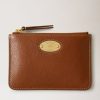 MULBERRY Mulberry Plaque Small Zip Coin Pouch In Oak | Collen And Clare Wholesale