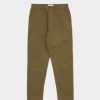 UNIVERSAL WORKS Military Nebraska Cotton Chinos In Olive | Collen & Clare Online