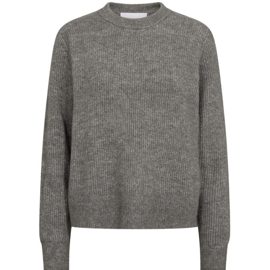 LEVETE ROOM Felix 1 Jumper In Castor Grey Online