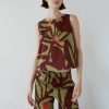 DR BLOOM Dr Bloom Ana Flowers Top In Khaki Best