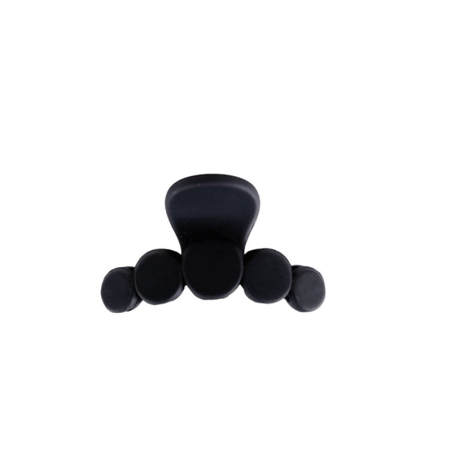 BLACK COLOUR Tiny Bubble Matt Hair Claw In Black | Collen And Clare Wholesale