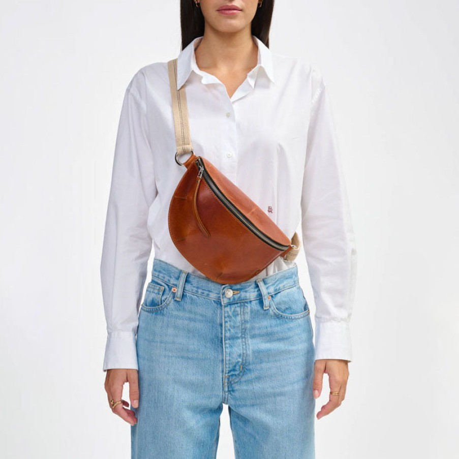 BELLEROSE Bellerose Rosie Swing Bag In Cognac Clearance