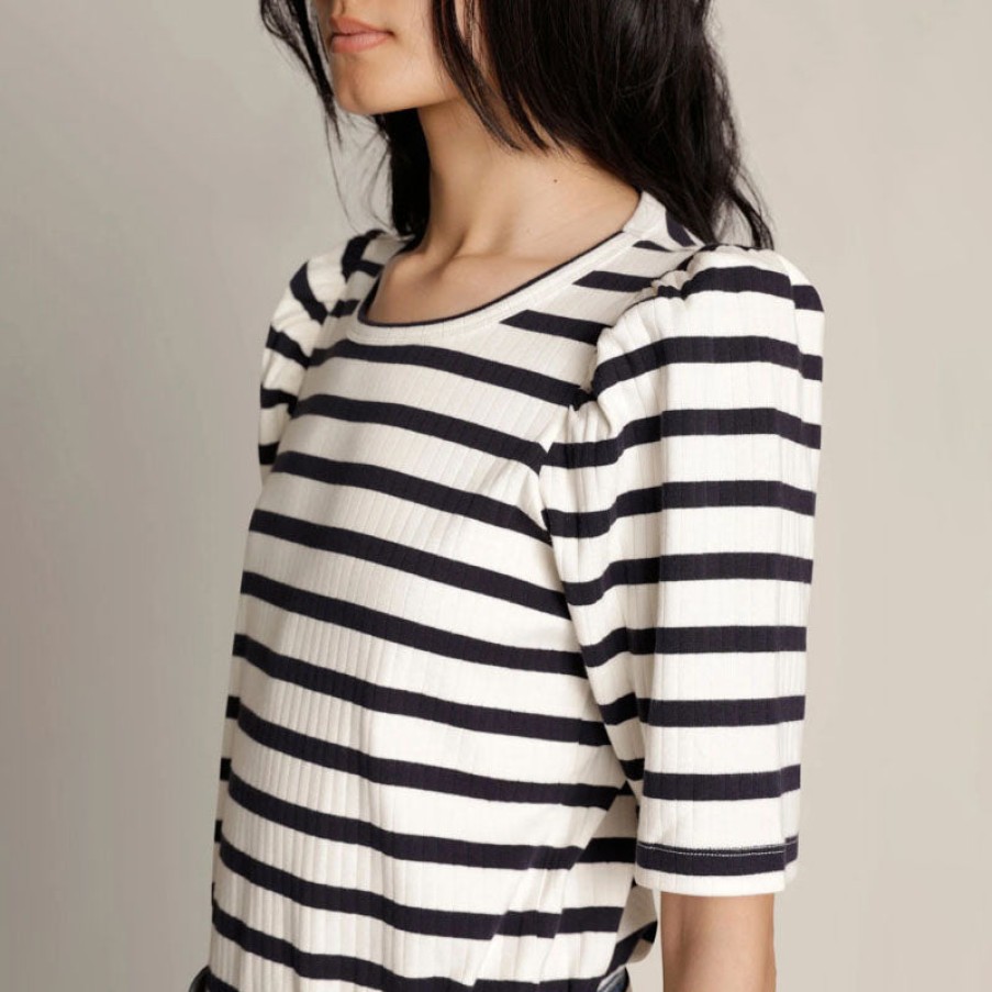 MUNTHE Munthe Jikolaz Stripe Top In Navy Online