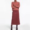 CEFINN Shona Corduroy Skirt In Dark Rose | Collen & Clare New