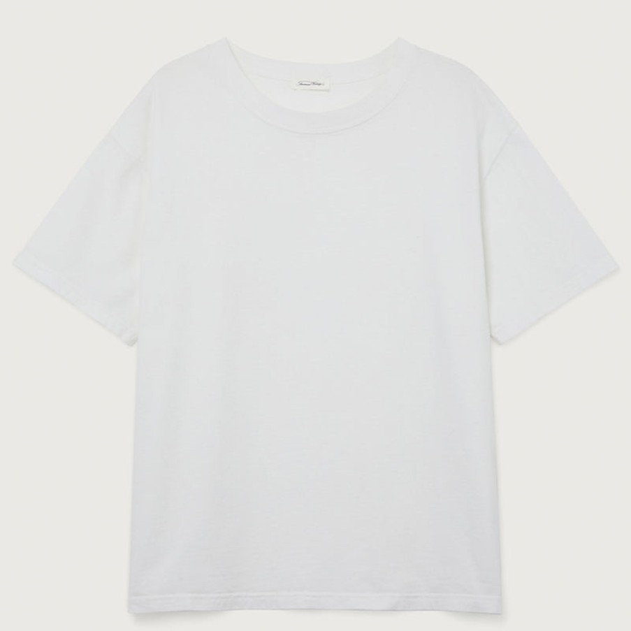 AMERICAN VINTAGE Fizvalley T Shirt In White Wholesale