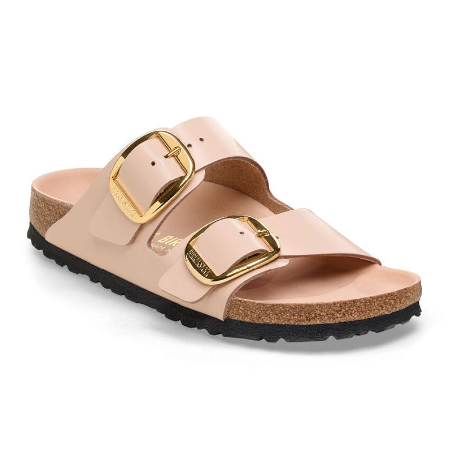 BIRKENSTOCK Arizona Bb Lena High Shine Sandals In New Beige Best