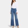 NYDJ Teresa Wide Leg Jeans In Mission Blue Hot