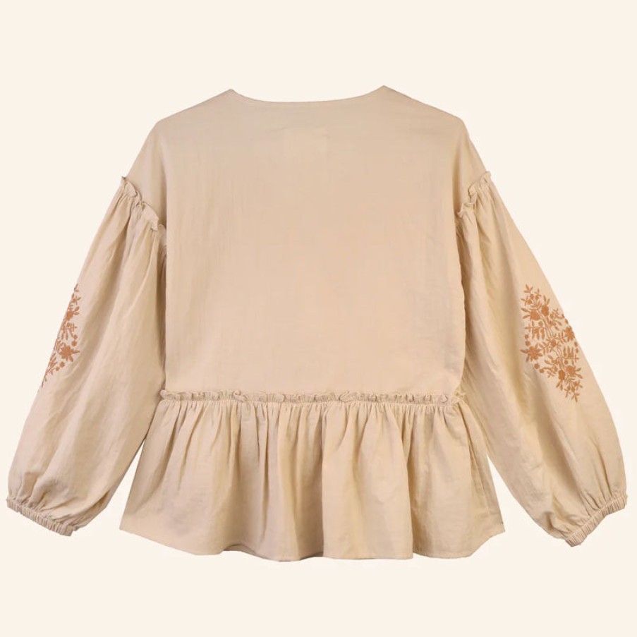 MEADOWS Kobus L/S Blouse In Ecru Wholesale