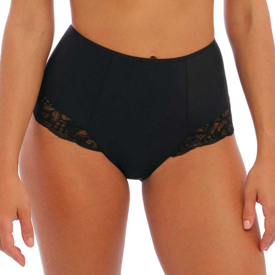 FANTASIE Reflect High Waist Brief In Black | Collen And Clare Wholesale