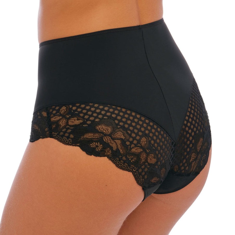 FANTASIE Reflect High Waist Brief In Black | Collen And Clare Wholesale