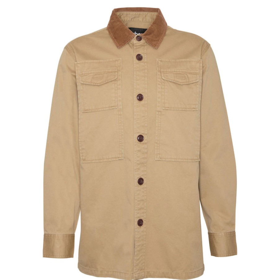 BARBOUR Faulkner Overshirt In Trench Wholesale