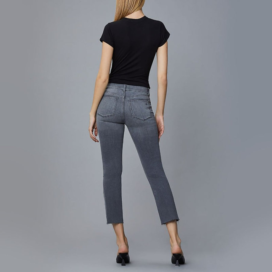 DL1961 Mara Straight Leg Jean In Overcast Raw | Collen & Clare New