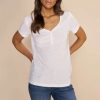 MOS MOSH Mos Mosh Mmastin Basic T Shirt In White Hot