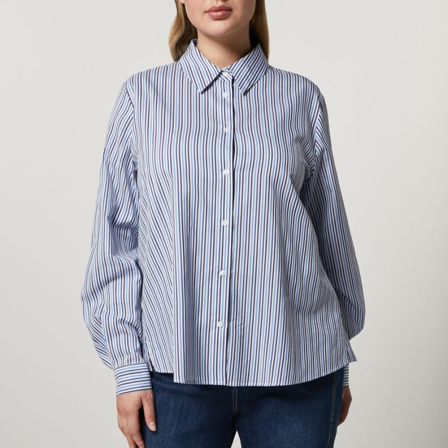 PERSONA BY MARINA RINALDI Warren Shirt In Optical White Online