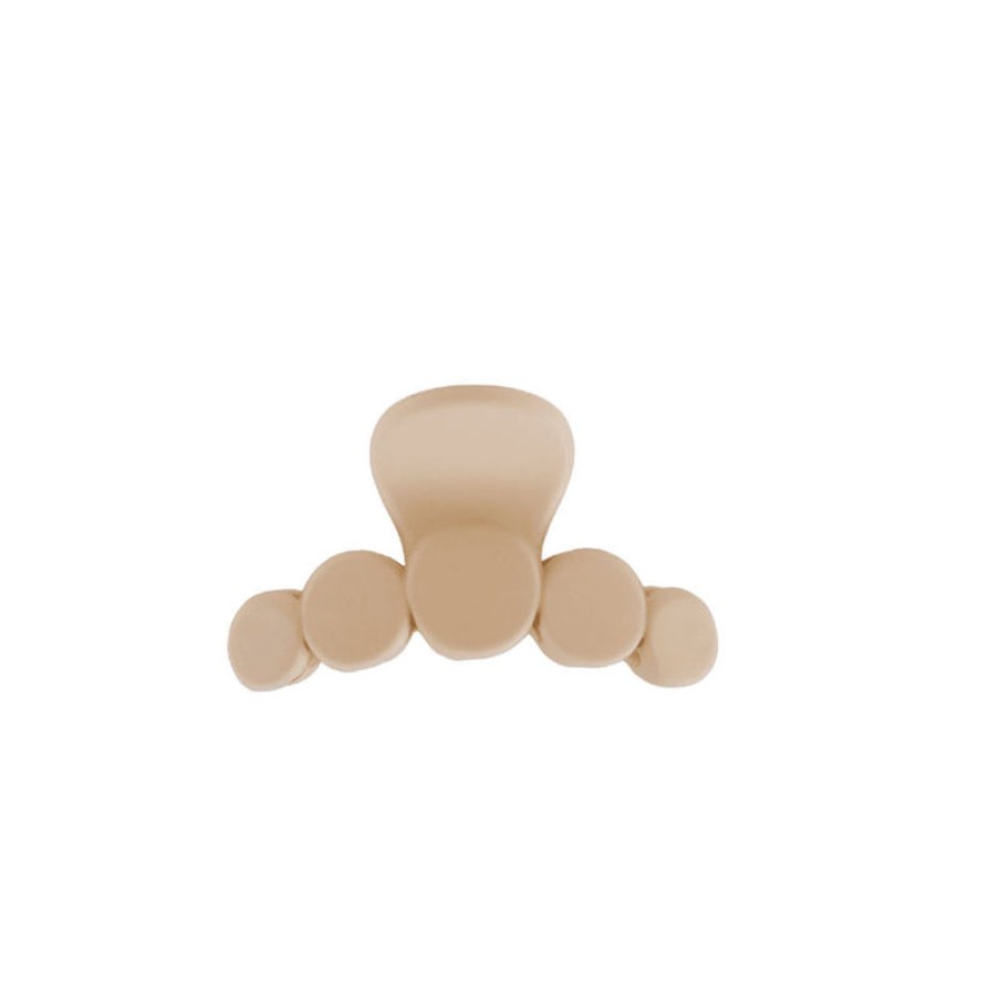 BLACK COLOUR Tiny Bubble Matt Hair Claw In Latte | Collen And Clare Best