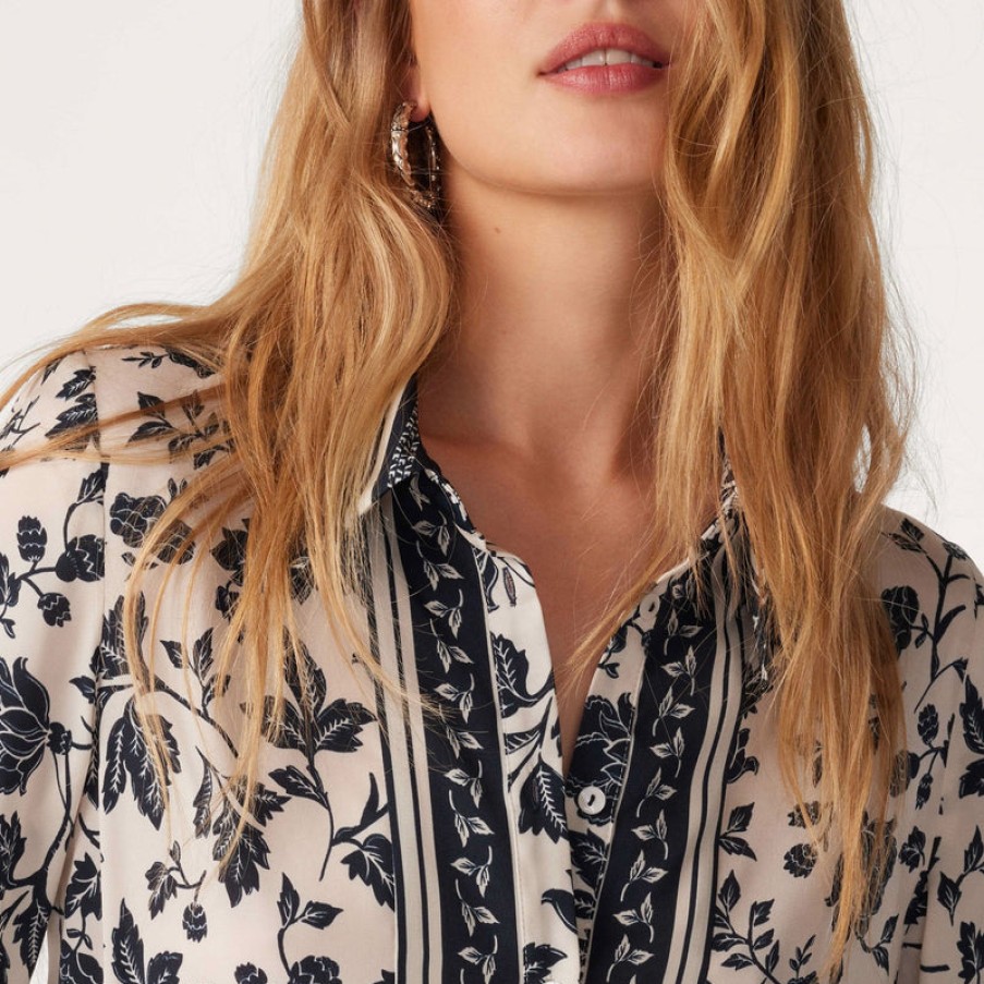 BA&SH Hocine Shirt In Ink | Collen & Clare Clearance