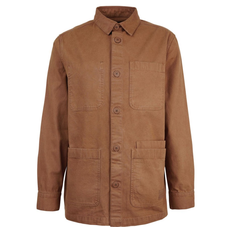 BARBOUR Chesterwood Overshirt In Sandstone | Collen & Clare Clearance