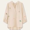 OILILY Oilily Beaton Poplin Blouse In Sand Hot