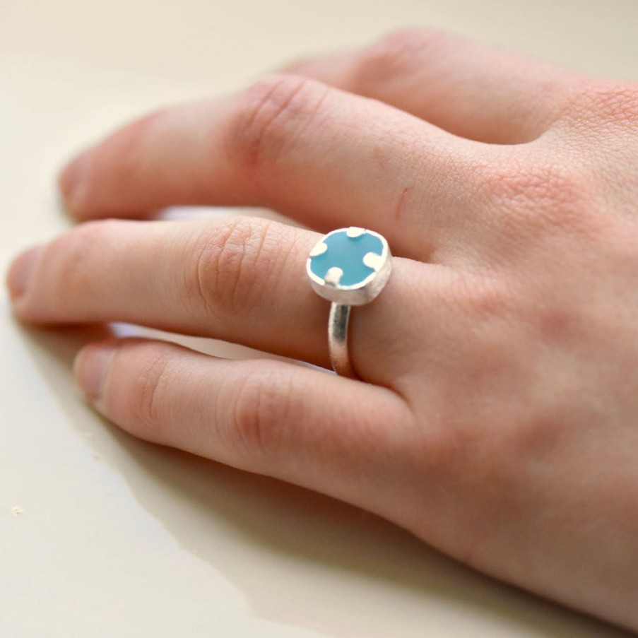 GEM BAZAAR Serene Ring In Blue | Collen And Clare Hot