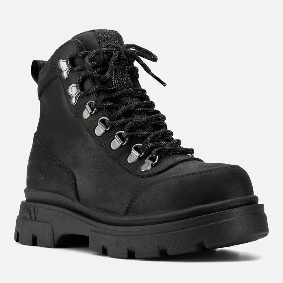 BRGN Hiking Boots In New Black | Collen & Clare Best