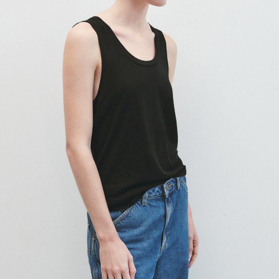 AMERICAN VINTAGE Jacksonville Tank Top In Black | Collen & Clare Hot