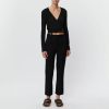 DAY BIRGER ET MIKKELSEN Classic Lady Viscose Twill Trousers In Black Online