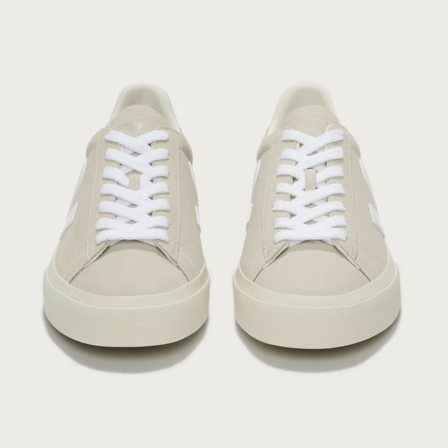 VEJA Campo Suede Sneakers In White/Natural | Collen And Clare Wholesale