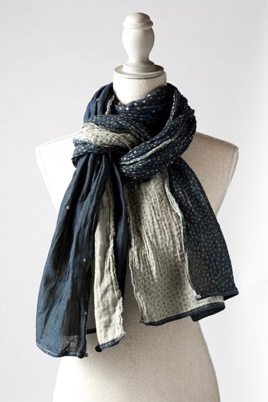 LETOL Gabrielle Scarf - Blue Wholesale