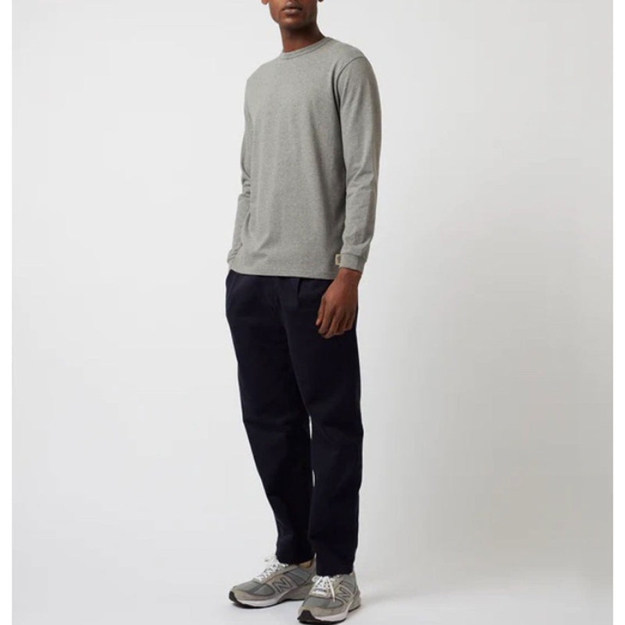 ADMIRAL Aylestone Long Sleeve T Shirt In Condor Grey Marl | Collen & Clare Clearance